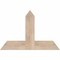 Ekena Millwork Portland Smooth Timber Gable Bracket, Douglas Fir, 36"W x 24"H x 1 1/2"D x 5 1/2"F, 16/12 Pitch GBW036X24X0206POR00SDF - alternate 1
